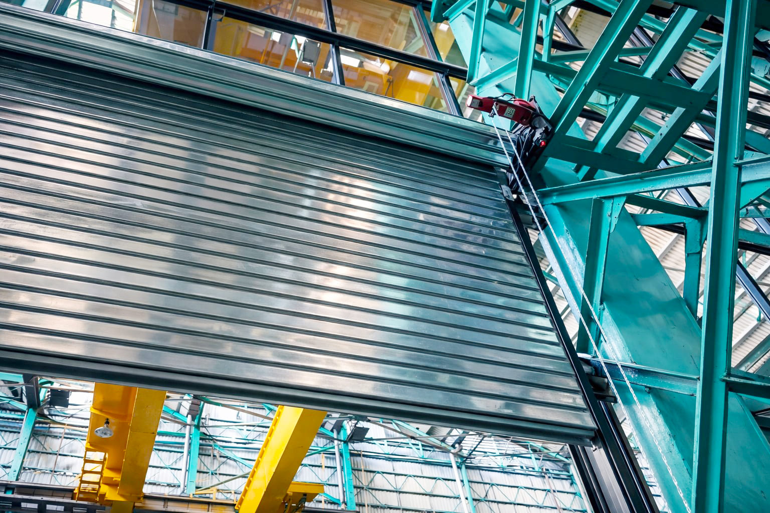 Industrial facility shutter